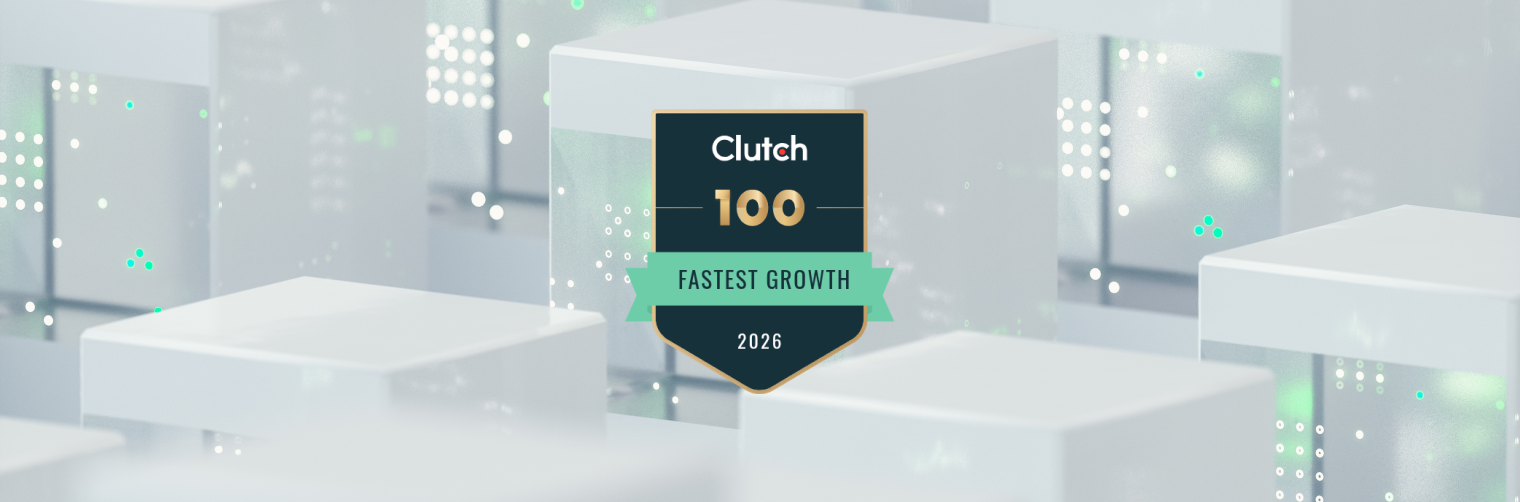 Clutch 100 Fastest Growth 2026 badge representing Aetsoft’s recognition among fast-growing B2B service providers