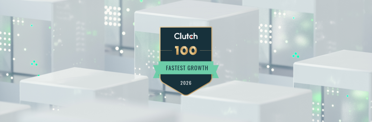Clutch 100 Fastest Growth 2026 badge representing Aetsoft’s recognition among fast-growing B2B service providers