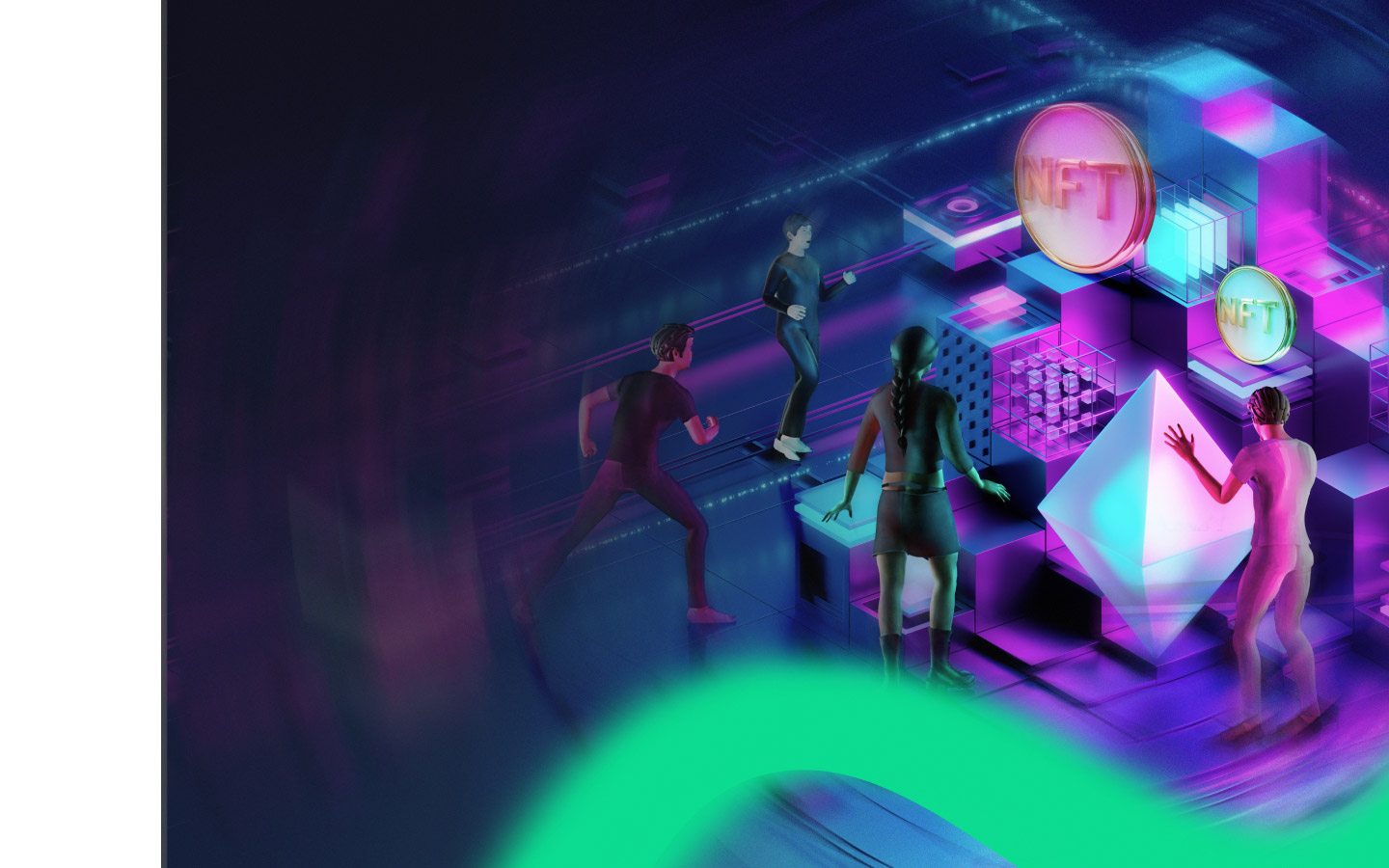 Metaverse NFT marketplace development services — Aetsoft