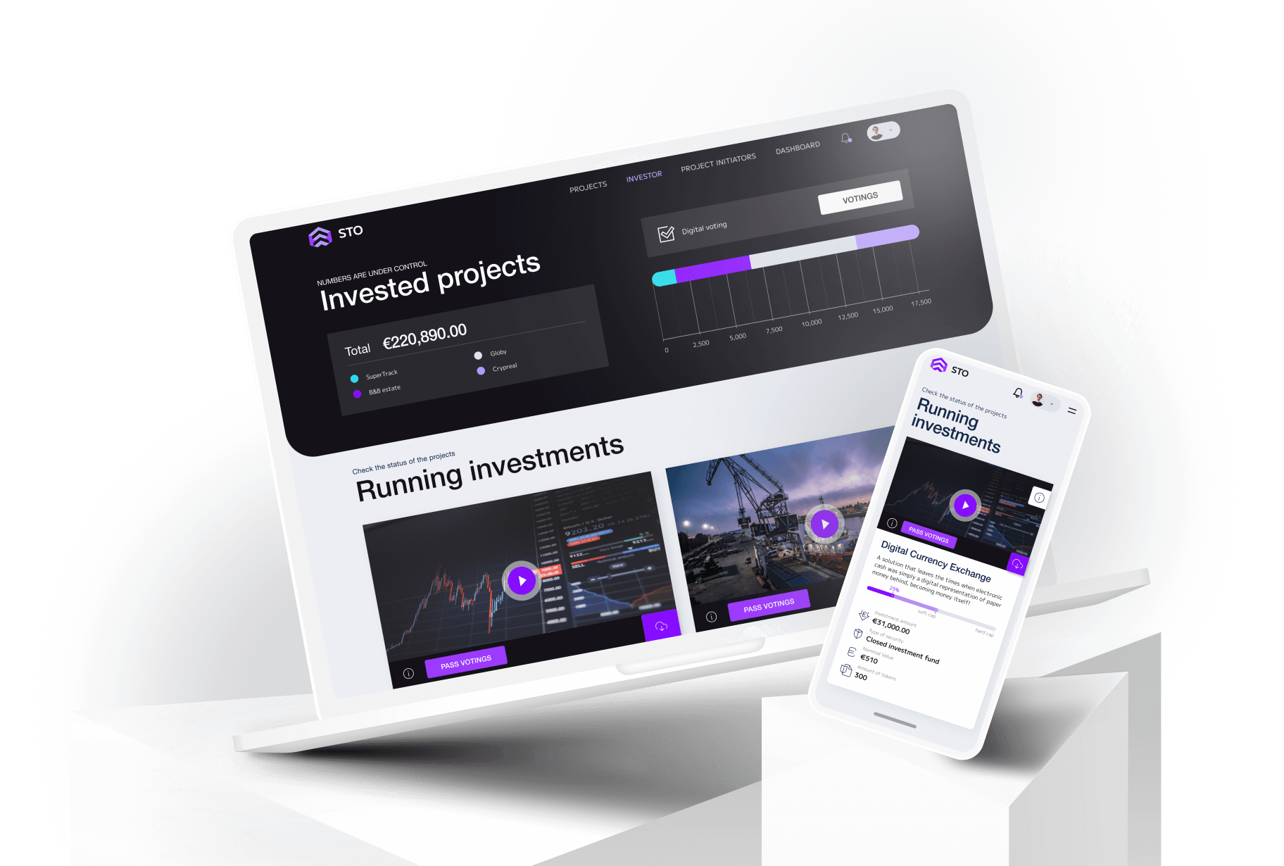 An STO Platform for peer-to-peer tokenization deals